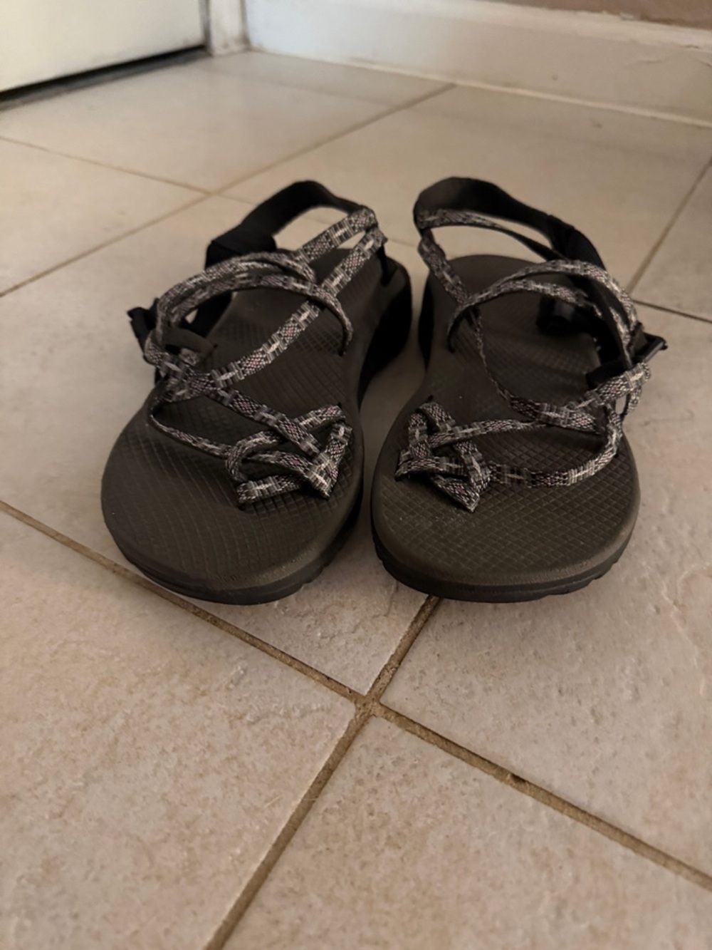 Chaco Black Strappy Women's Sandals